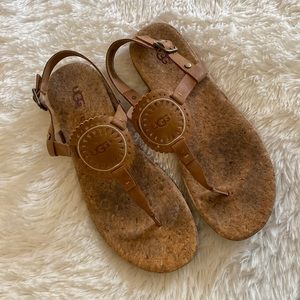Ugg logo Sandal
